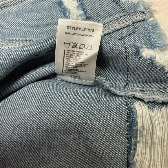 Distressed Blue Denim Jacket - Picture 6 of 6